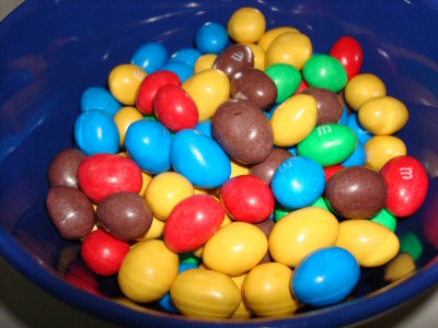 M&M's reward after blood donation